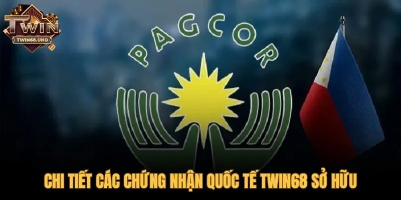 Giấy phép hoạt động TWIN68 bao gồm nhiều chứng nhận quốc tế